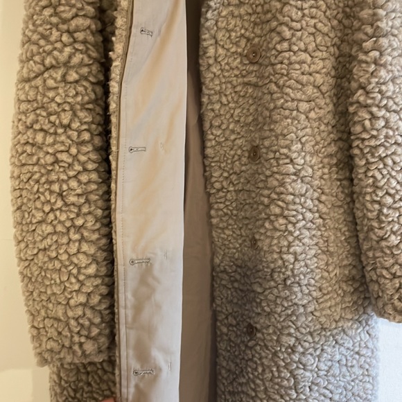 COS Teddy Jacket in Gray - Picture 5 of 7